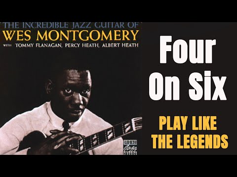 Wes Montgommery - Four On Six - Guitar Lesson w/tabs