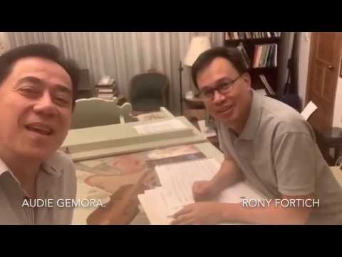 Rehearsing “Impossible Dream” with Rony Fortich