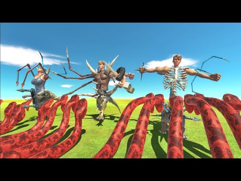 SURVIVE FROM THREE MUTANT LADIES  - Animal Revolt Battle Simulator