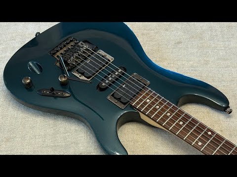 Immagine 1997 Ibanez S470 Electric Guitar HSH + OHSC Case MIK Korea Mediterranean Green - 25