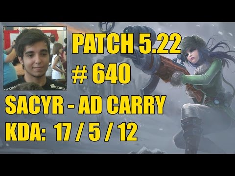 INTZ Red SacyR - ADC: Caitlyn vs Ezreal - BR Challenger 735 PDL #640