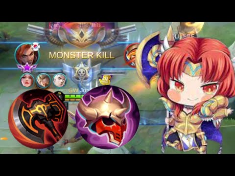 UBE STRAT + TANK DAMAGE HILDA | HILDA BEST BUILD 2021 | HILDA GAMEPLAY | HILDA GUIDE | JonAce - MLBB