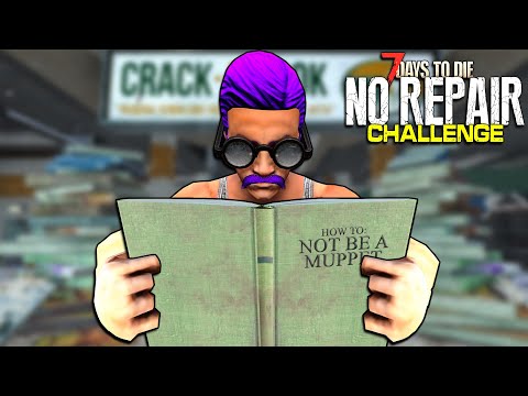 Bookwormin' | 7 Days to Die - NO REPAIR CHALLENGE (Ep 31)