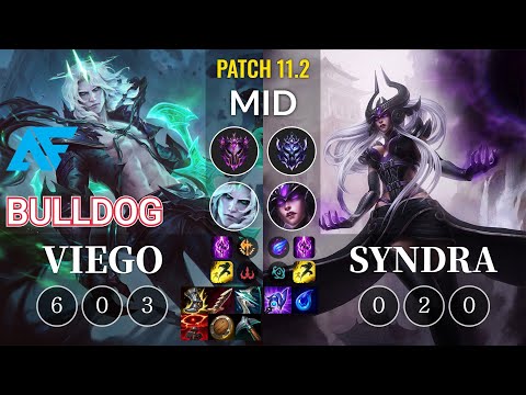 AF.A BuLLDoG Viego vs Syndra Mid - KR Patch 11.2