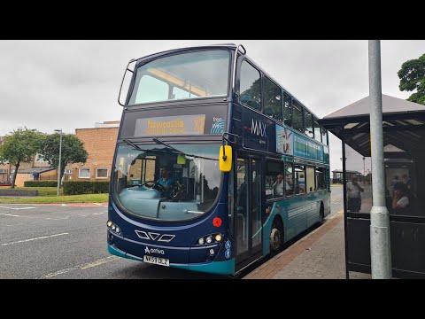 *All Out Beast Mode* 7606/NK59 DLZ-Arriva Northumbria-VDL DB300/Wright Gemini 2