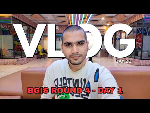 QUALIFIED FOR QUARTER FINALS IN 2 MATCHES  - BGIS ROUND 4 - VLOG 20