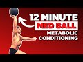 12 Minute Med Ball MetCon Circuit Training: Full Body Workout #Shorts