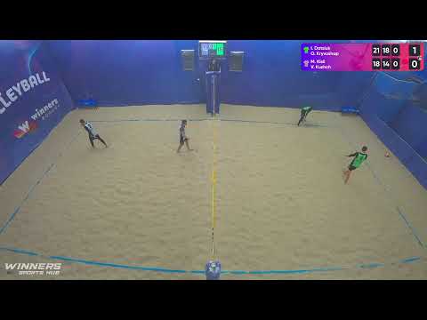 21:35 I.Datsiuk / O.Kryvoshap - M.Kisil / V.Kushch 18.01.2023 | Winners Beach Volleyball