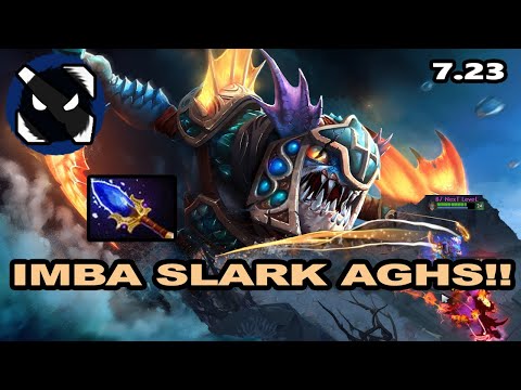LONG POUNCE?!! AGHS SLARK IS IMBA!!! | Highlights (Dota 2 7.23)