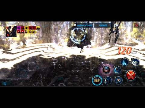 Venom in King In Black suit skills preview | Marvel Future Fight