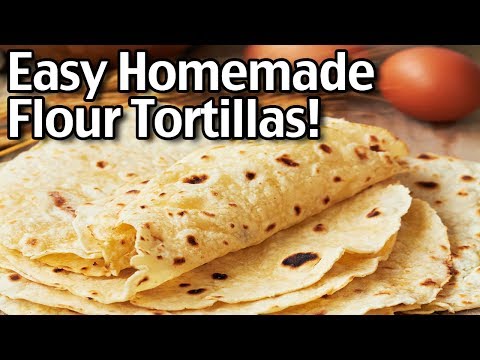 Easy Homemade Flour Tortillas!