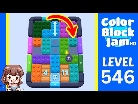 Color Block Jam Level 546 Solution Walkthrough