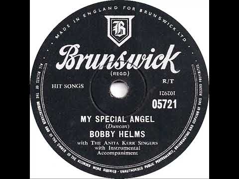 UK New Entry 1957 (167) Bobby Helms with The Anita Kerr Singers - My Special Angel