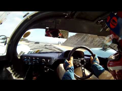 Gulf Porsche 917k Chassis 016 onboard at Rennsport Reunion IV at Laguna Seca