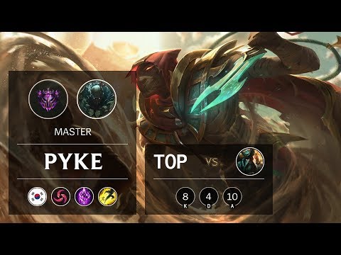 Pyke Top vs Gangplank - KR Master Patch 9.19