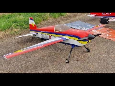 FSM UK RC - STEVE GLASS FLYING HIS AJ LAZER 105" - DLE 120cc - 2018
