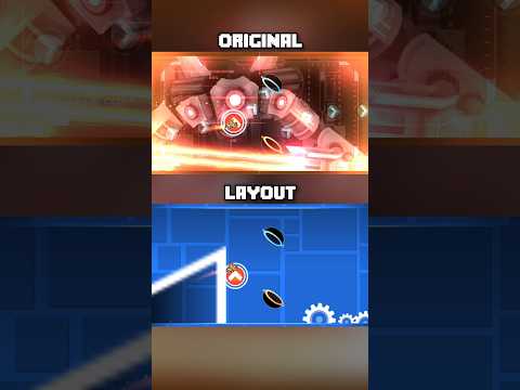 The Incinerator Boss: Original vs Layout | Geometry Dash 2.2 #shorts