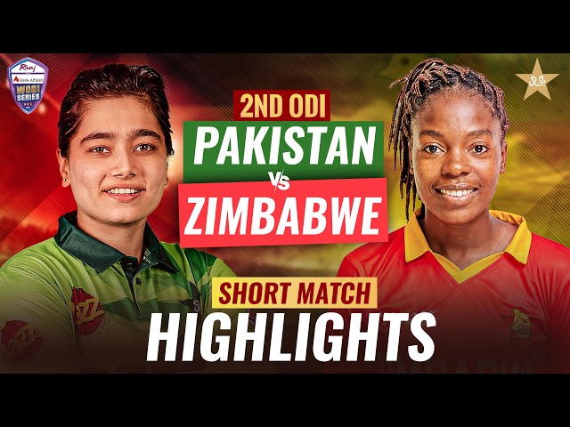 Short Highlights | Pakistan Women vs Zimbabwe Women | Match 02 | ODI Series 2026 | M9H1K