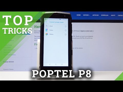 How to Activate Cool Features in POPTEL P8 - Top Tricks / Secret Options