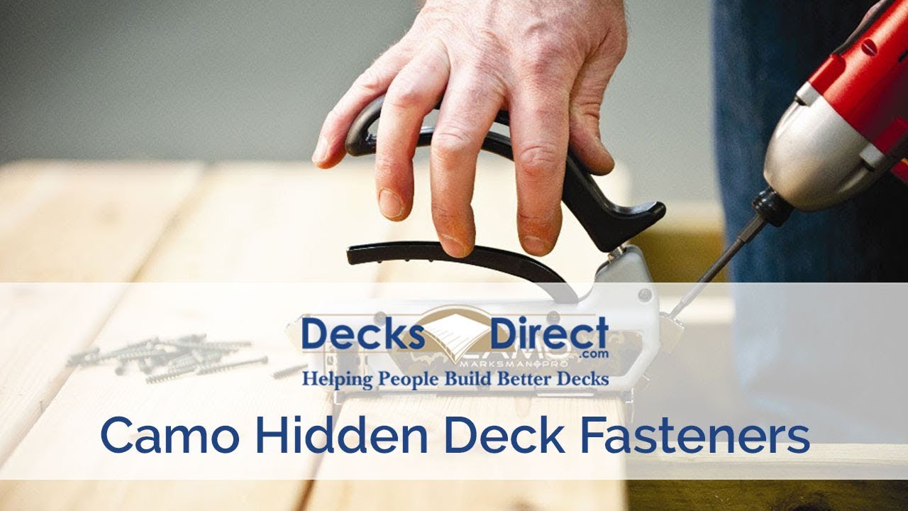 Camo Hidden Deck Fastener System