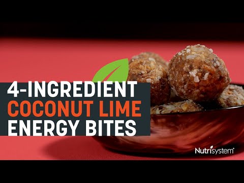 4-Ingredient Coconut Lime Energy Bites - Nutrisystem Recipe