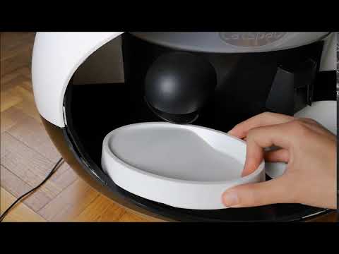 Mise en marche - Fixer l'écuelle de croquettes