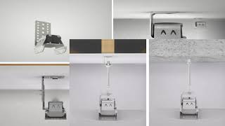 Oscar Acoustics Iso-Mount Soundproof Ceiling Range of Acoustic Hangers