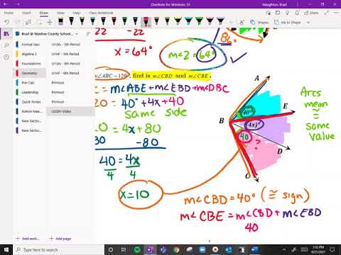 Unit 2 Day 5 Angle Addition Postulate