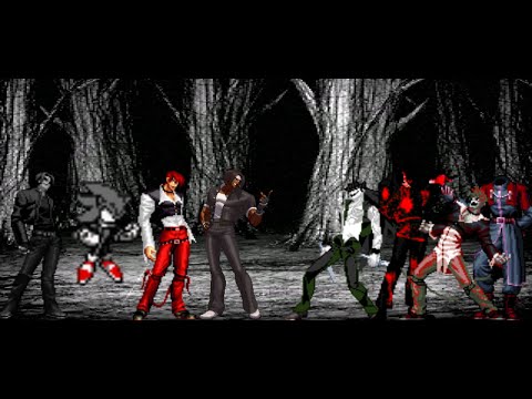 KOF Random Flash Kusanagi, Iori, Dark Sonic, Kyo-1.EXE (me) vs Terror Bosses Team
