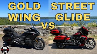 Download lagu Honda Gold Wing Tour vs Harley Davidson Street Glide Ultra Comparison Test and Review mp3