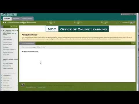 Blackboard Learning Module Construction