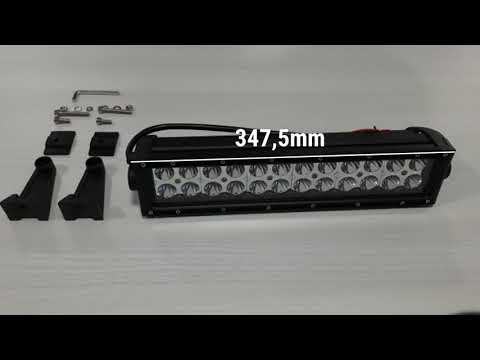 Barra de Led de 343 mm con soportes
