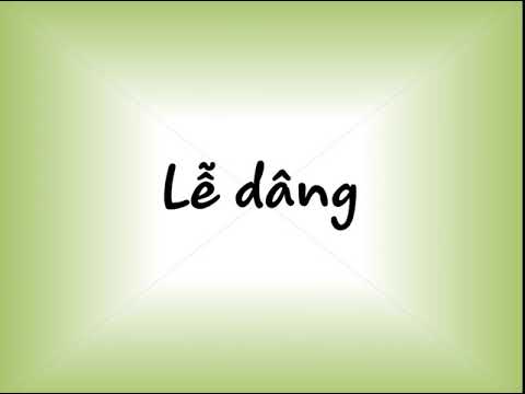 Lễ dâng Sheet - Nguyễn Sang