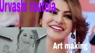 preview picture of video 'Beautiful Urvashi rautela art work // beautiful sketch / simple art work'