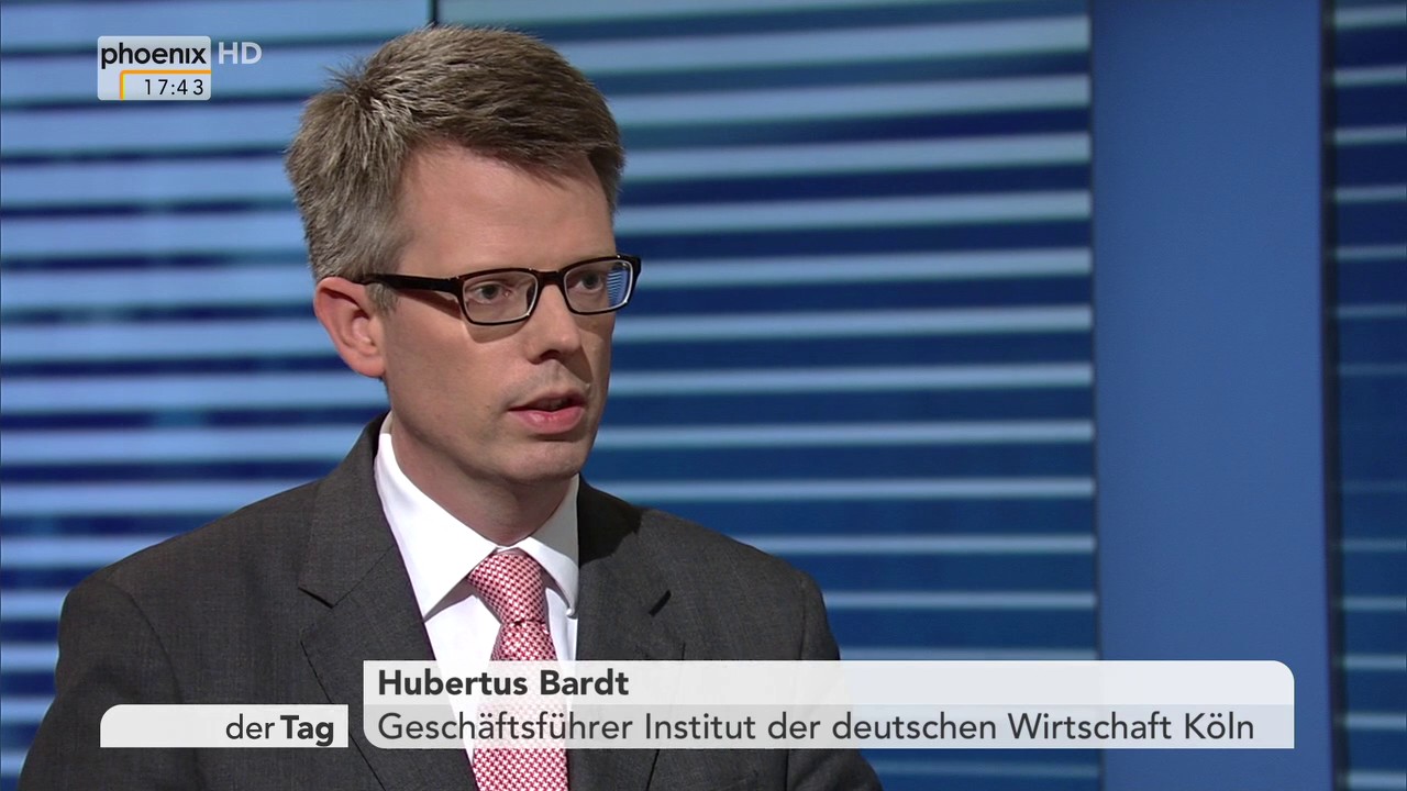 Hubertus Bardt zum Treffen von Angela Merkel und Xi Jinping am 05.07.17