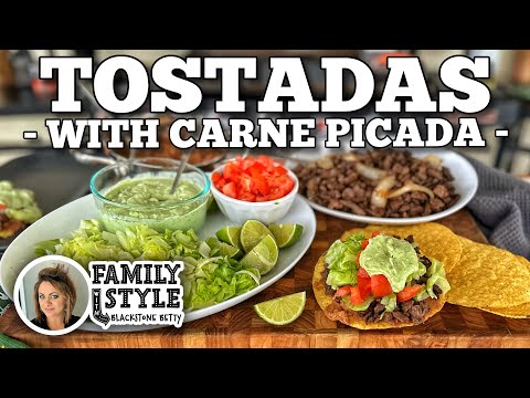 Blackstone Betty's Tostadas with Carne Picada | Blackstone Griddles