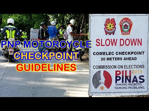 PNP CHECK POINT GUIDLINES/AND PROPER PROCEDURE