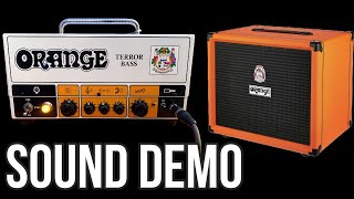 Video thumbnail for Orange Terror Bass and OBC112 Cabinet Demo by Shak's Bass Channel