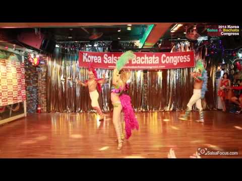 Edwin&Brayian& Erika 쌈바공연@ 2014 Korea salsa & Bachata congress WELCOME PARTY