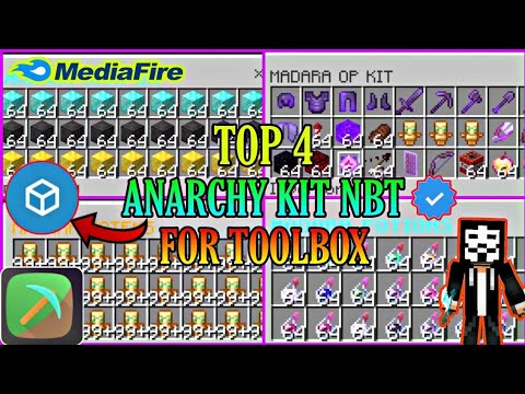 TOP 4 BEST Anarchy Kit NBT Mods | Toolbox For MCPE NEW NBT | Minecraft Pocket Edition Mods 2021