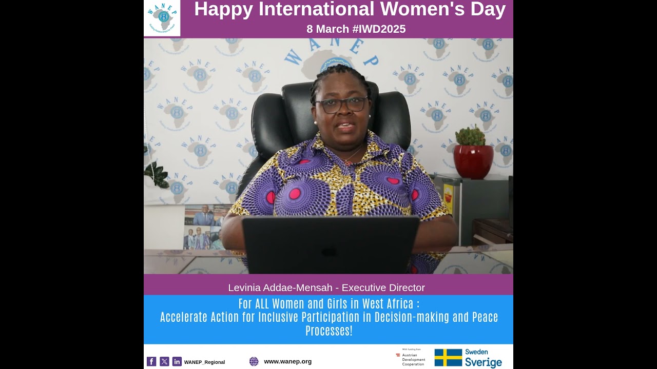 Message by WANEP's ED on IWD2025