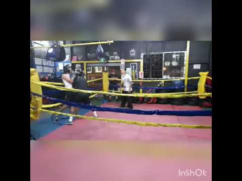 Jose David Marin sparring con Kevin Traña
