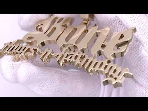Bone Thugs n Harmony Gold Pendant | Official Merchandise from Layzie Gear