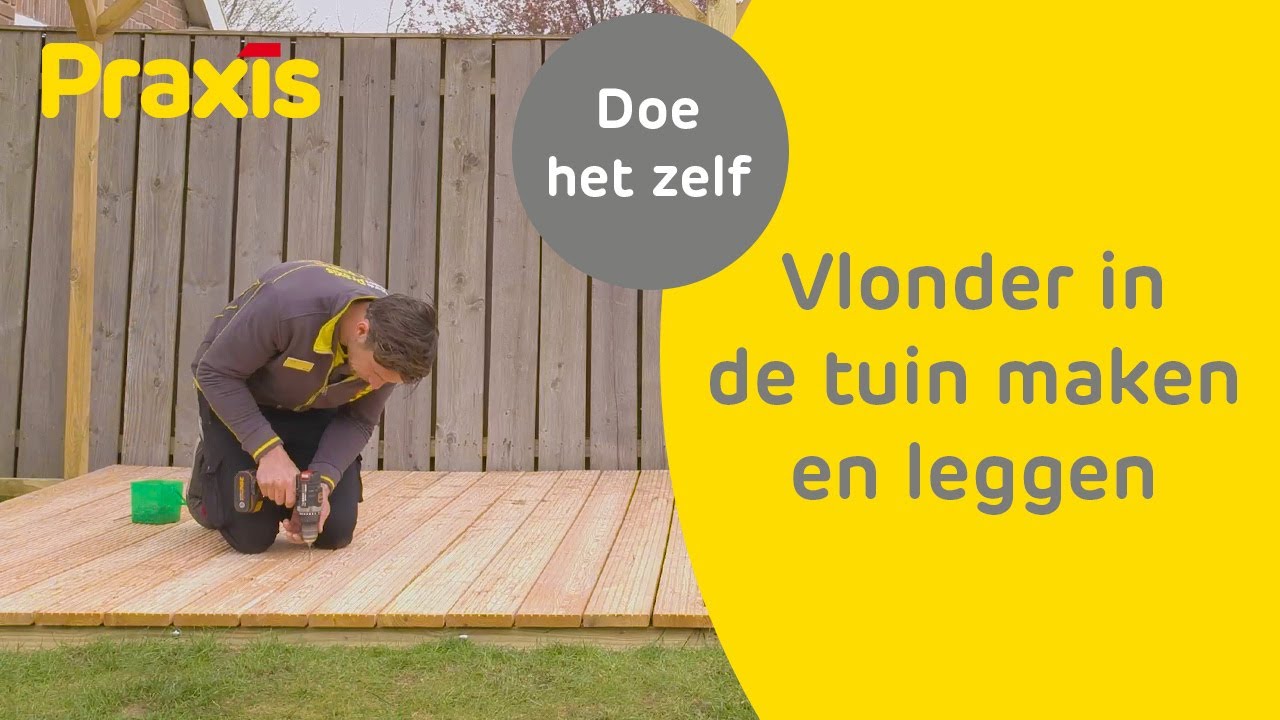 Vlonder in de tuin maken en leggen