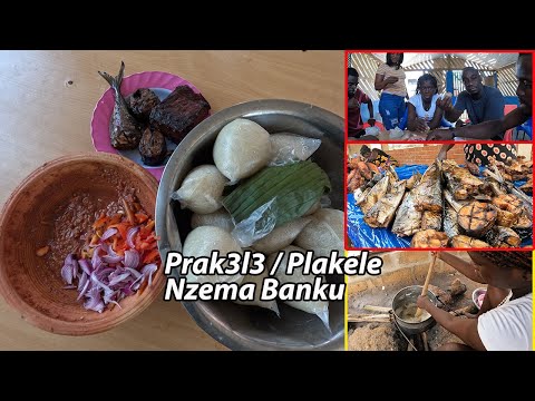 Most UNIQUE LOCAL Food PRAK3L3!! How to cook Nzema's traditional local food plakel3. soo unique