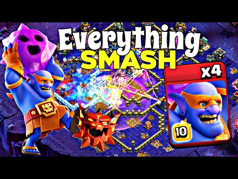 TH18 Super Bowler Smash DESTROYS #1 Battle Ranked Legends Bases! Clash of Clans