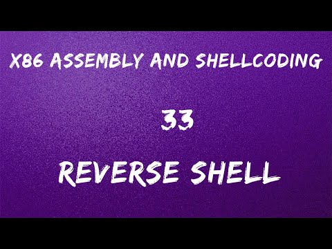 x86 Assembly and Shellcoding - 33 Reverse TCP Shell