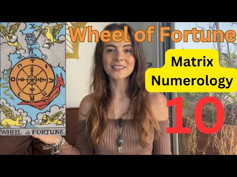 Numerology Matrix - Wheel of Fortune - Energy 10 - Fortune, Luck, Cycles
