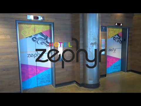 Cool Cab! Nicely Modernized OTIS Hydraulic Elevator - Hotel Zephyr - San Francisco, CA