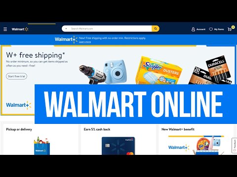 Part of a video titled How to Buy in Walmart Online - YouTube